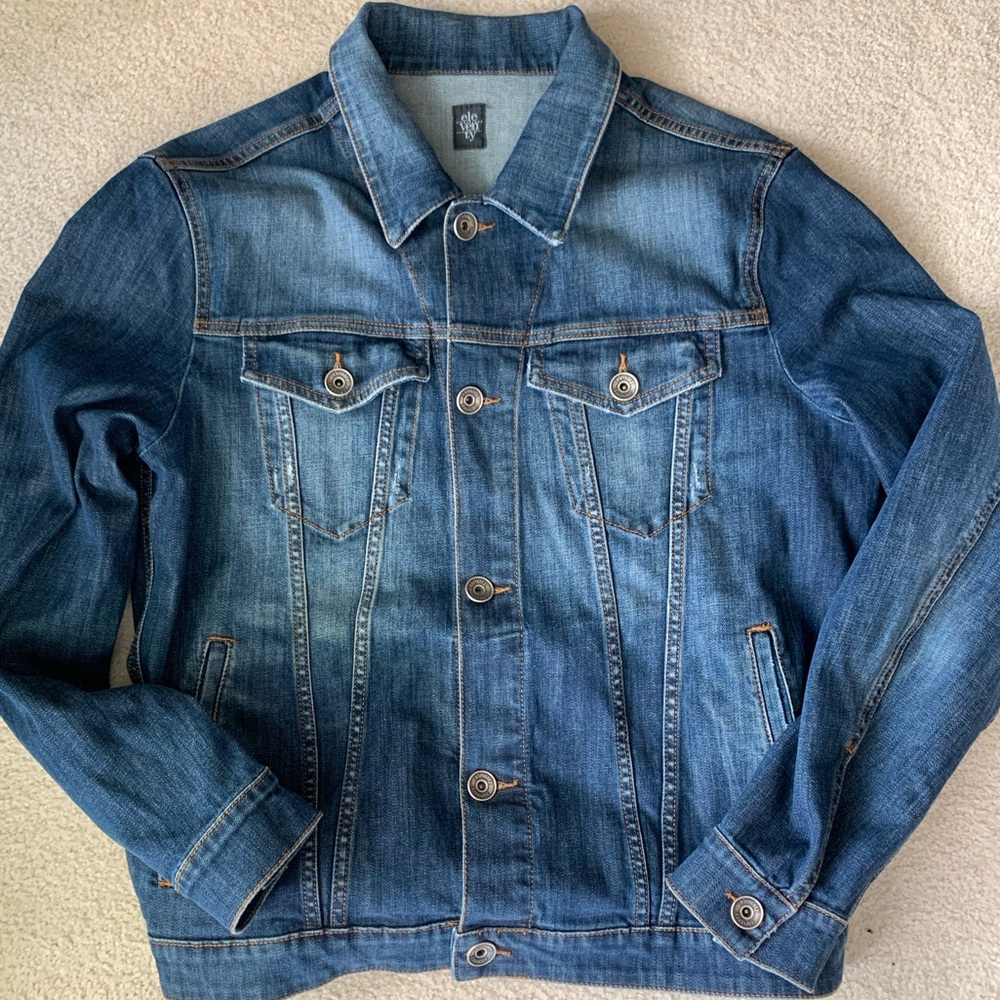 Eleventy Vintage Fade Denim Jacket